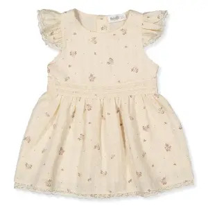 K4838 Рокля elegantS Тъмно Екрю 24-36м/98см