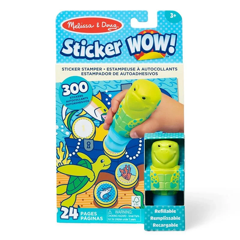 50691 Stiker WOW! Стик със стикери+книжка Turtle