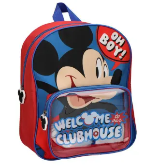Детска раница с преден джоб 31 см mickey mouse