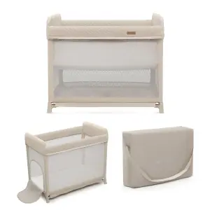 Kinderkraft MOON DREAM бебешка кошара BEIGE