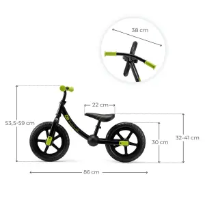 Kinderkraft колело за баланс 2WAY NEXT OFFROAD BLACK