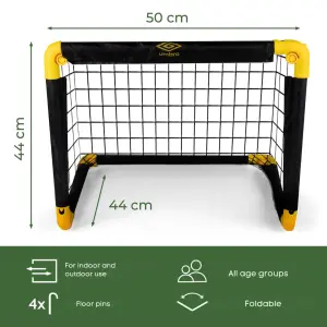 Umbro 2 бр сгъваеми футболни врати 55x44x44 см