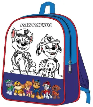 Детска раница за оцветяване направи си сам paw patrol 38 см