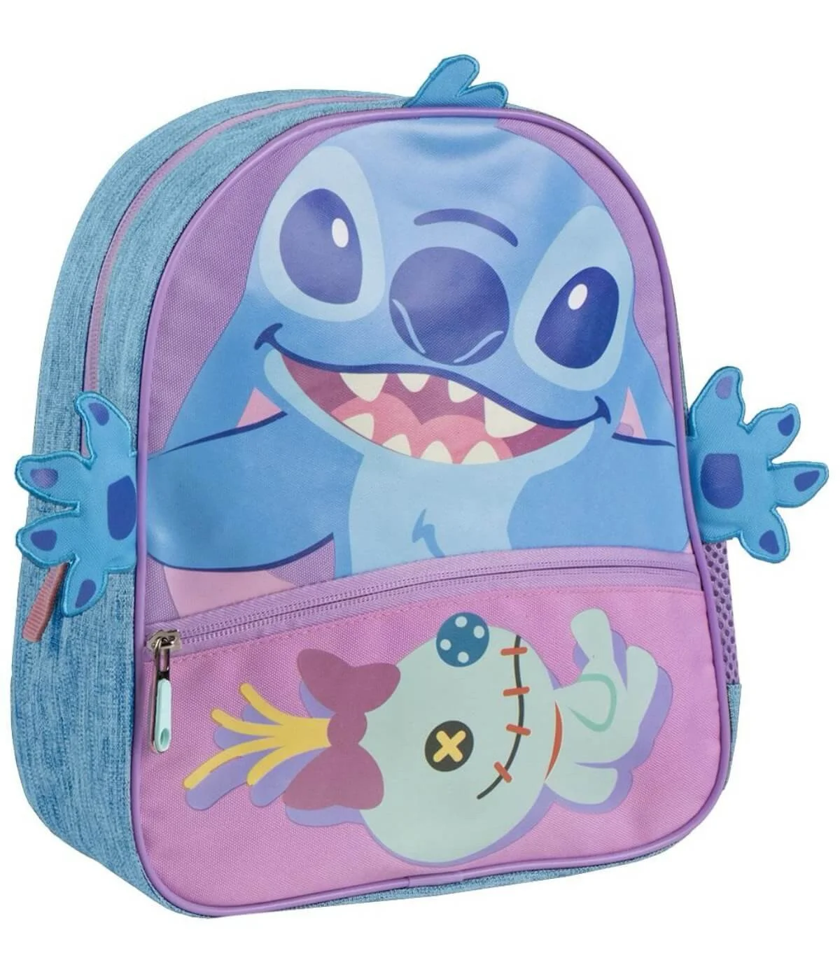Детска раница за предучилищна възраст 30 см stitch розов