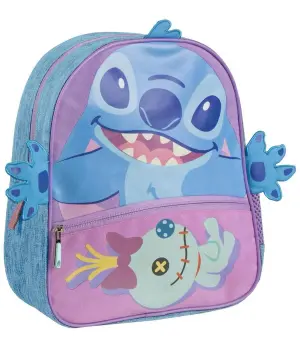 Детска раница за предучилищна възраст 30 см stitch розов