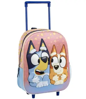 Детска раница 3D с колелца bluey