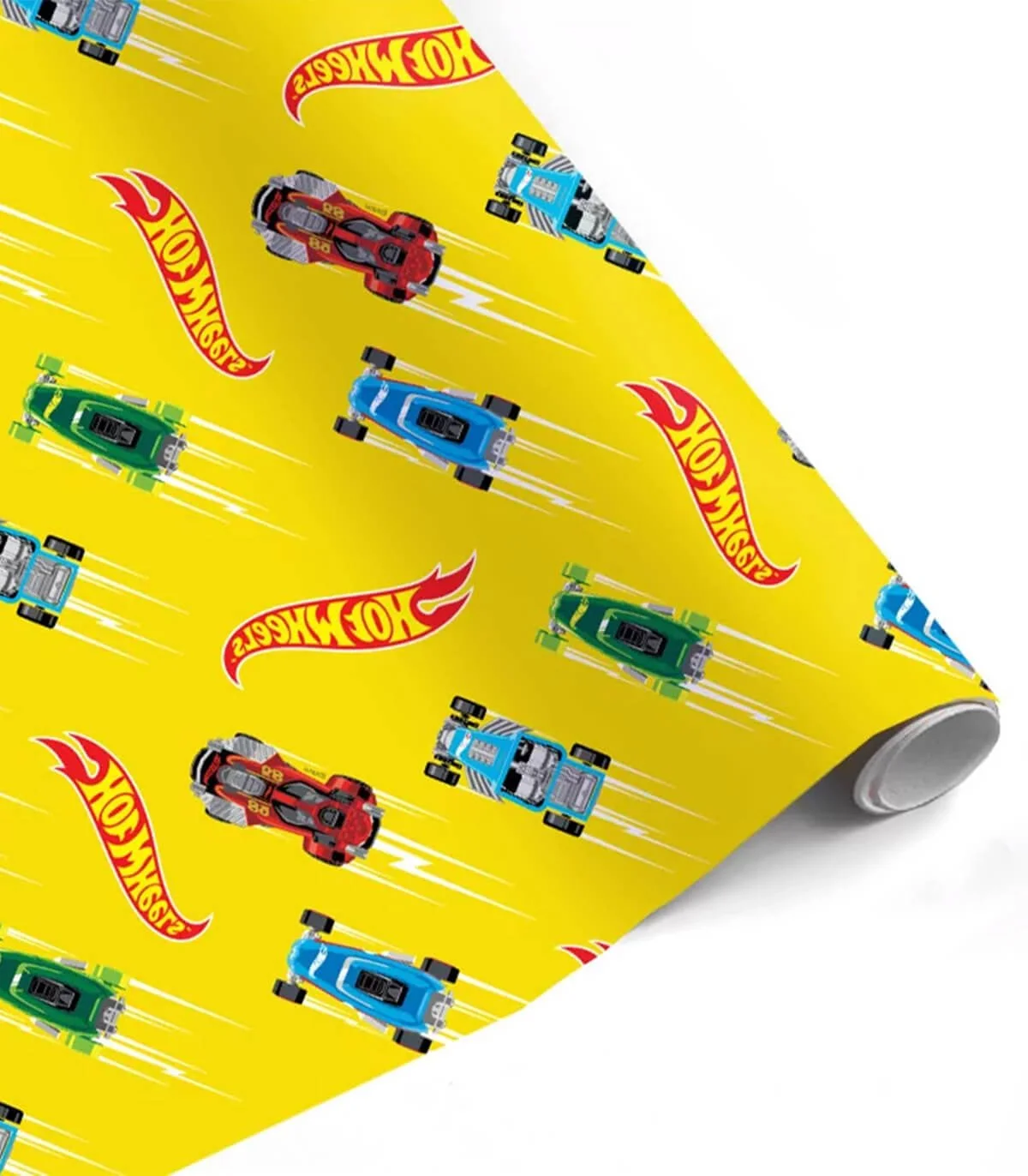 Опаковъчна хартия hot wheels 70 х 200 - Жълт
