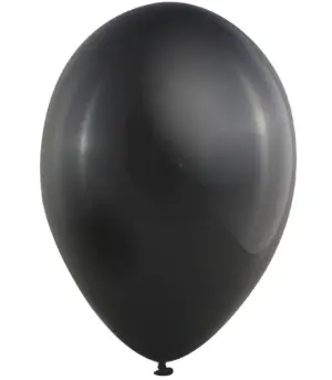 Балони 50 бр. 10" - 25 см 122 металик черен