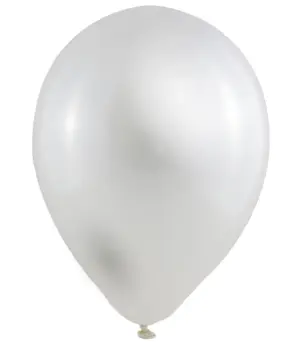 Балони 100 бр. 12" - 30 см 303 металик бял