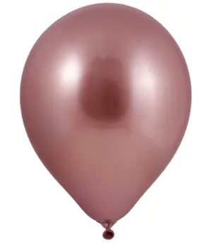 Балони 50 бр. 12" - 30 см 703 хром розово злато
