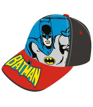 Детска шапка с козирка batman 2 цвята 51/54 - Червен