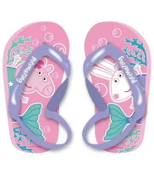 Детски джапанки с ластик peppa pig 22-28 - 26
