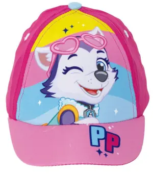 Бебешка шапка с козирка paw patrol момиче 2 цвята 44/46 - Розов