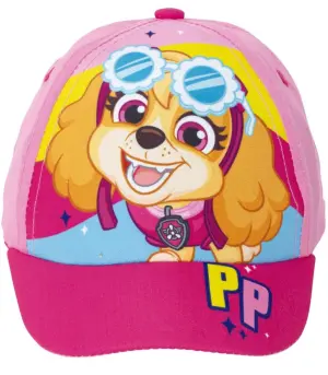 Бебешка шапка с козирка paw patrol момиче 2 цвята 44/46 - Цикламен