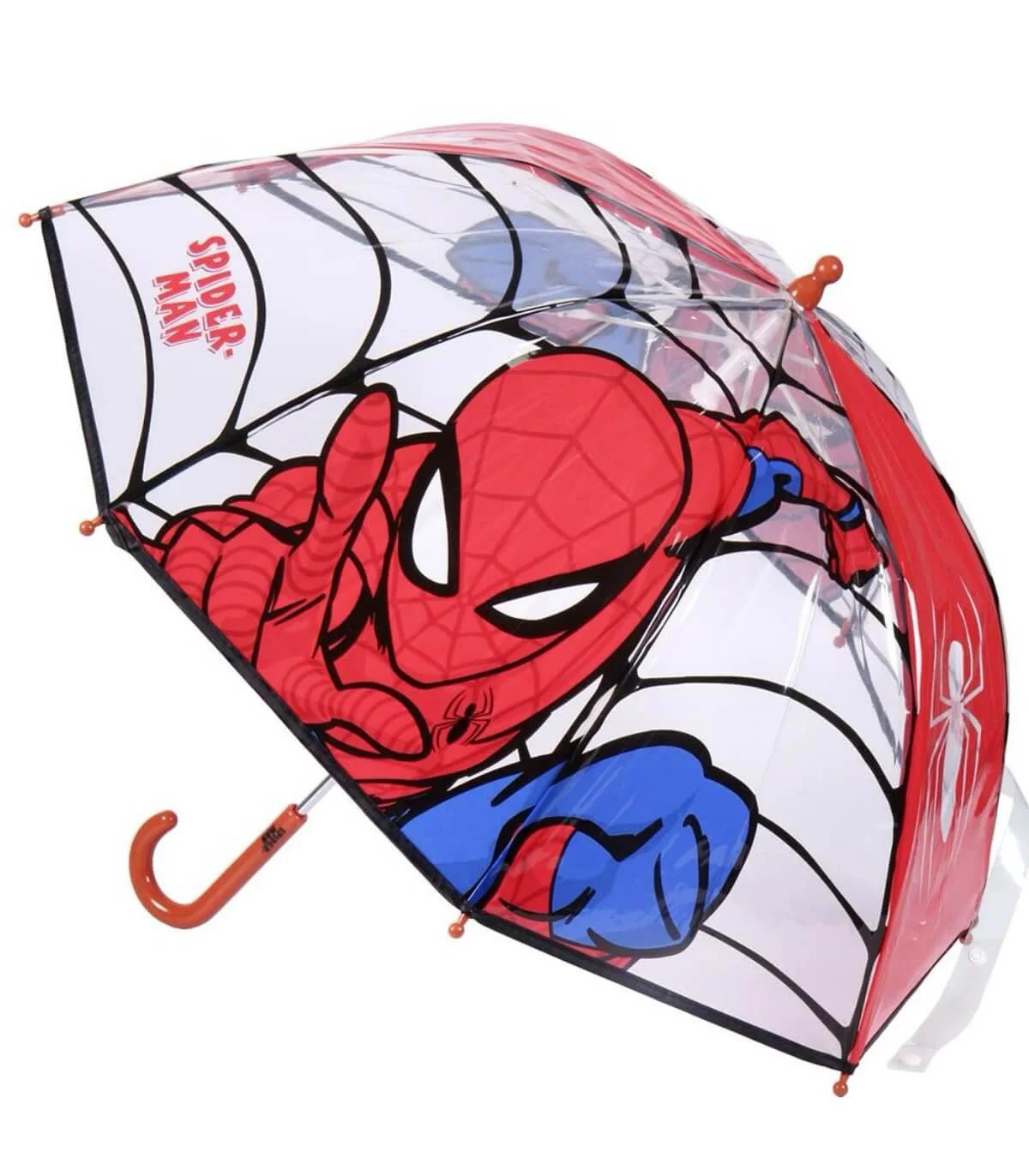 Детски чадър механичен poe spider-man
