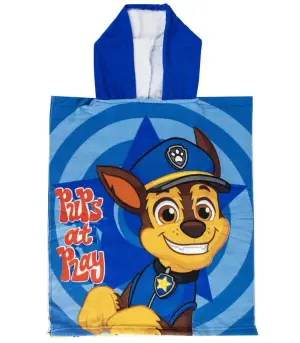 Детско хавлиено пончо paw patrol 50х115