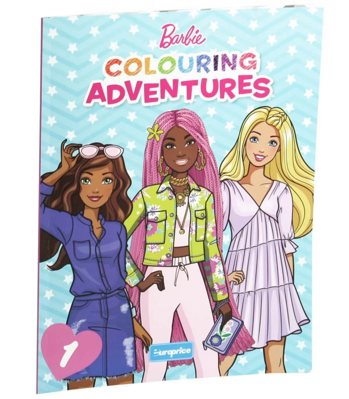 Книжка за оцветяване 32 стр. barbie 2 вида - 1