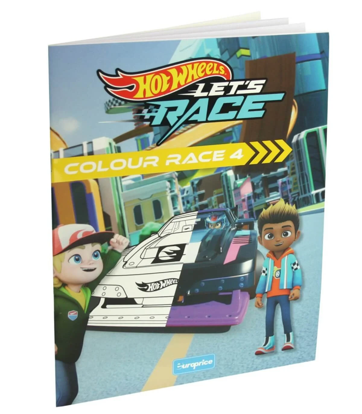 Книжка за оцветяване 24 стр. hot wheels 4 вида - 4