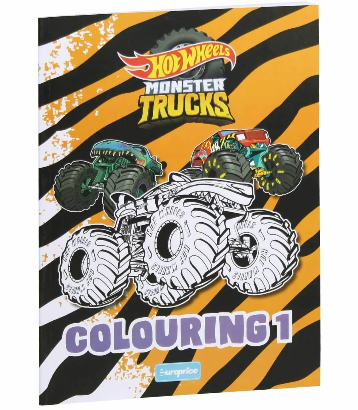 Книжка за оцветяване 32 стр. monster truck 4 вида - 1