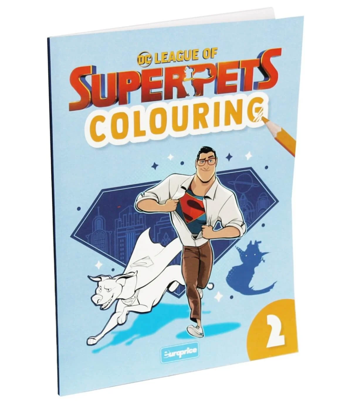 Книжка за оцвeтяване 32 стр. super pets 4 вида - 2