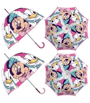 Детски чадър механичен eva камбана minnie