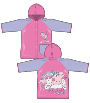 Детски дъждобран PVC peppa pig 2-6 год. - 2 год.