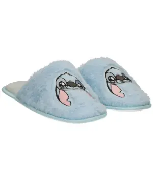 Детски плюшени чехли с бродерия stitch 30-37 - 30/31