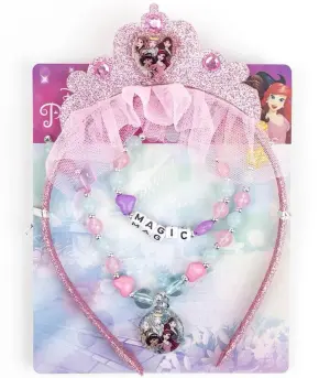 Диадема за коса с колие и гривна princess