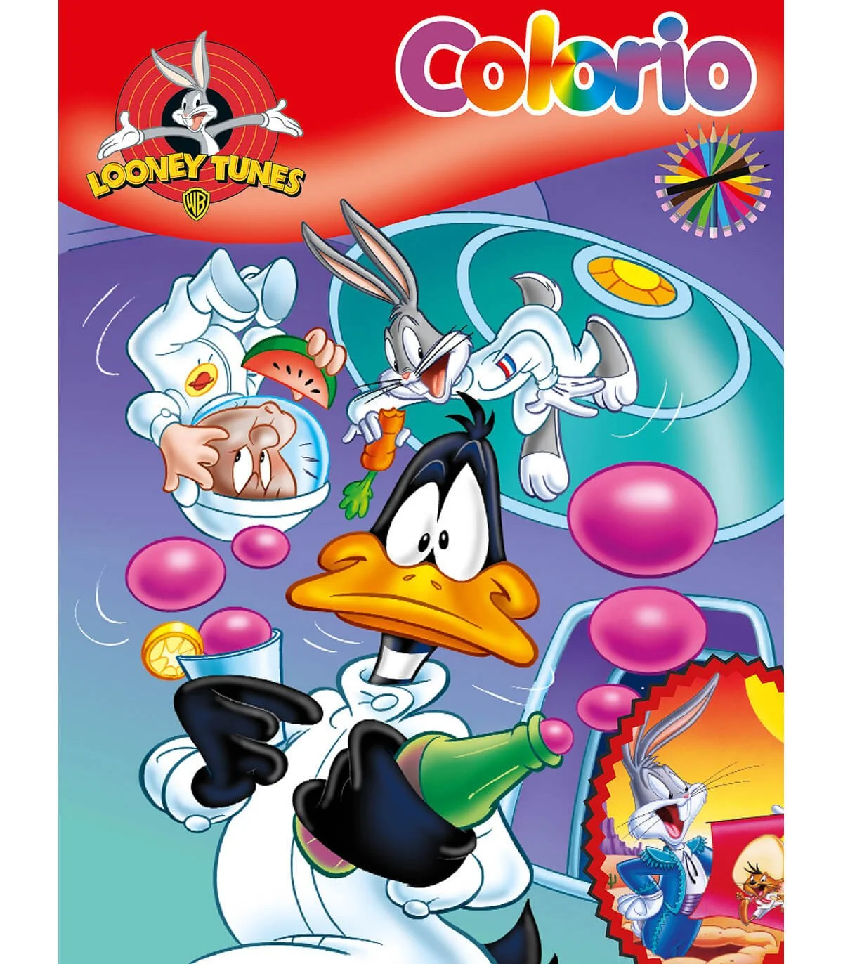 Книжка за оцветяване colorio warner bros герои 32 стр. 6 вида - Весели мелодии