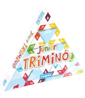 Детско тригълно домино с цифри