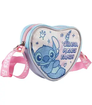Детска чанта stitch сърце