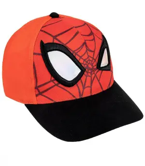 Детска шапка с козирка и апликация spiderman 53 см