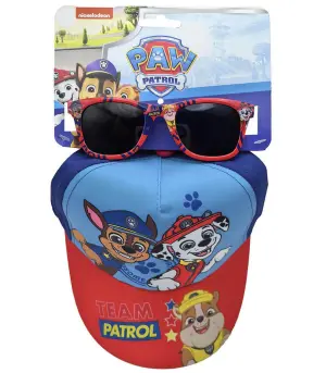 Детска шапка с козирка 53 см + слънчеви очила paw patrol