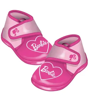 Детски домашни пантофи затворени barbie 22-27 - 22