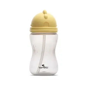 СПОРТНА БУТИЛКА СЪС СЛАМКА YELLOW/GREY