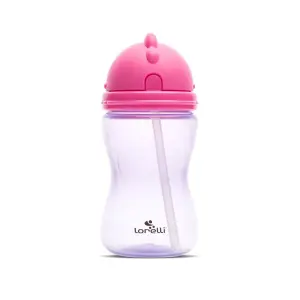 СПОРТНА БУТИЛКА СЪС СЛАМКА PINK/PURPLE