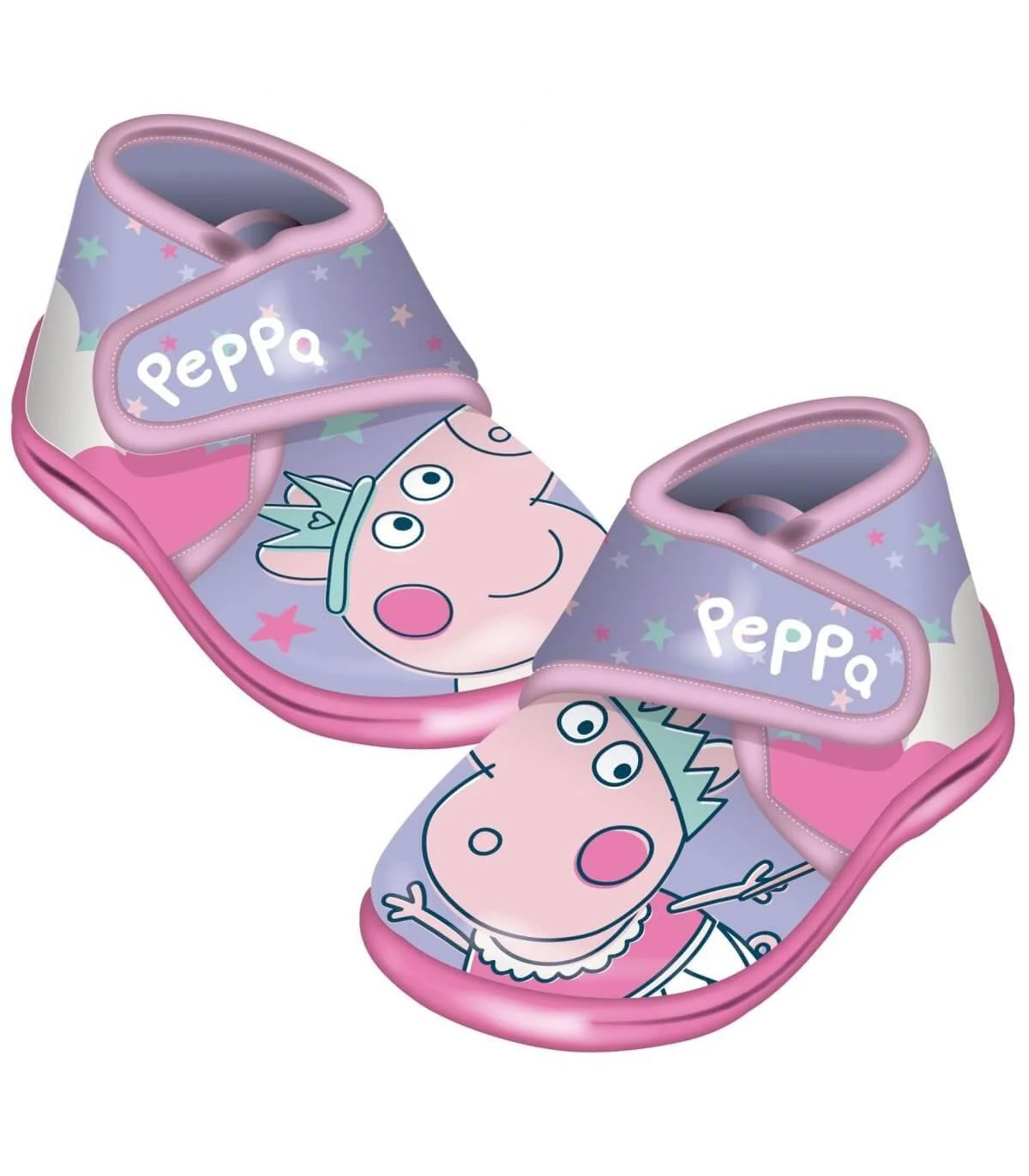 Детски домашни пантофи затворени peppa pig 22-27 - 25