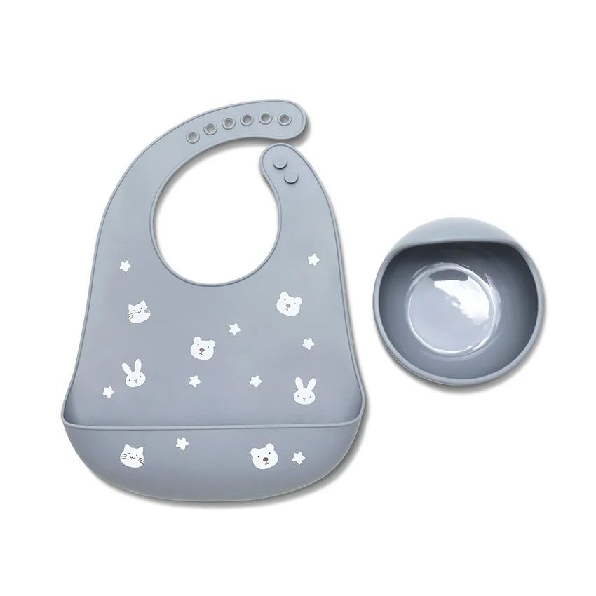 СИЛИКОНОВ СЕТ ЗА ХРАНЕНЕ 2ЧАСTИ NATURAL GREY