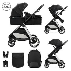 Д.КОЛИЧКА ASPEN BLACK 2в1 до 22кг с трансформираща