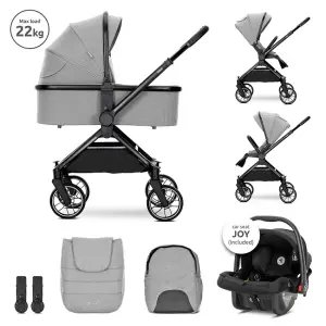 Д.КОЛИЧКА REYA 3in1 GREY с реверсивна дръжка
