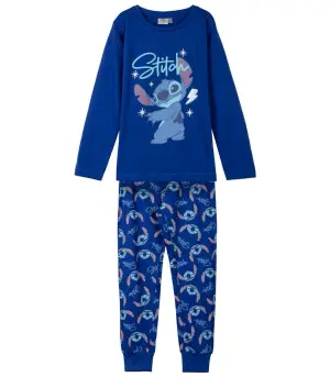 Зимна детска пижама 6-14 год. stitch момче - 12 год.