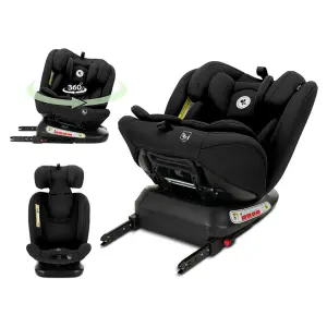 СТОЛ ЗА КОЛА CAPELLA BLACK i-Size 40-150 CM ISOFIX