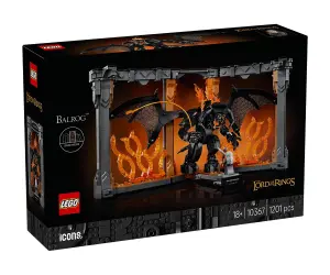 LEGO® Icons 10367 - Властелинът на пръстените: Балрог, миниатюра на библиотека