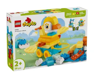 LEGO® DUPLO® 10448 - Животни на колела „3 в 1“