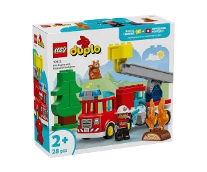 LEGO® DUPLO 10473 - Пожарна кола с маркуч и пожарникар