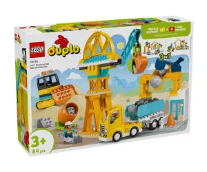 LEGO® DUPLO 10476 - Строителна площадка и машини „3 в 1“
