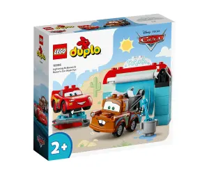 LEGO® DUPLO Disney 10996 - Забавления на автомивката със Светкавицата Маккуин и Матю