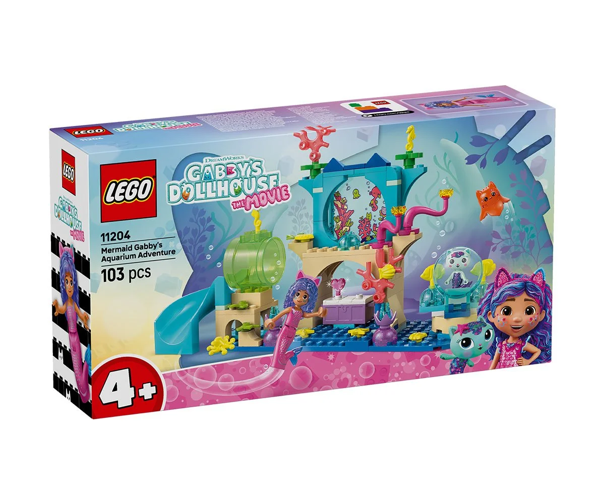 LEGO® Gabby's Dollhouse 11204 - Приключение в аквариум на русалката Габи
