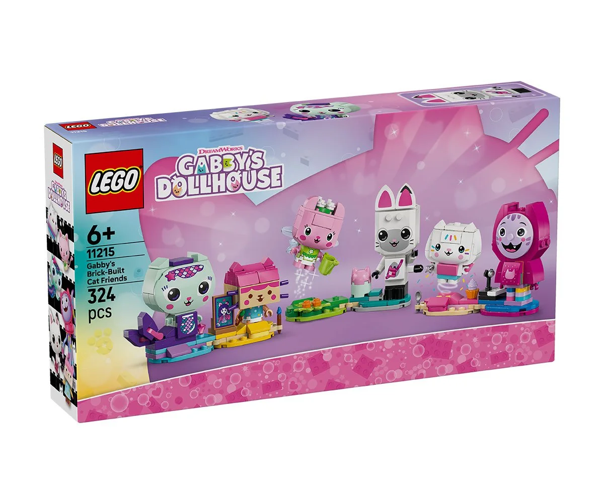 LEGO® Gabby's Dollhouse 11215 - Котешките приятели от тухлички на Габи