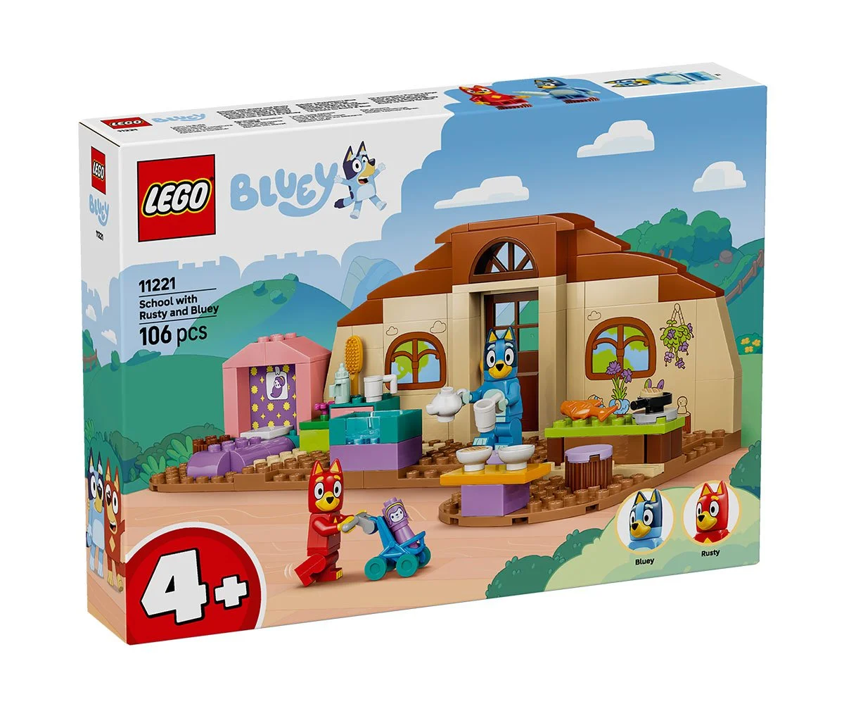 LEGO® Bluey 11221 - На училище с Ръсти и Блуи